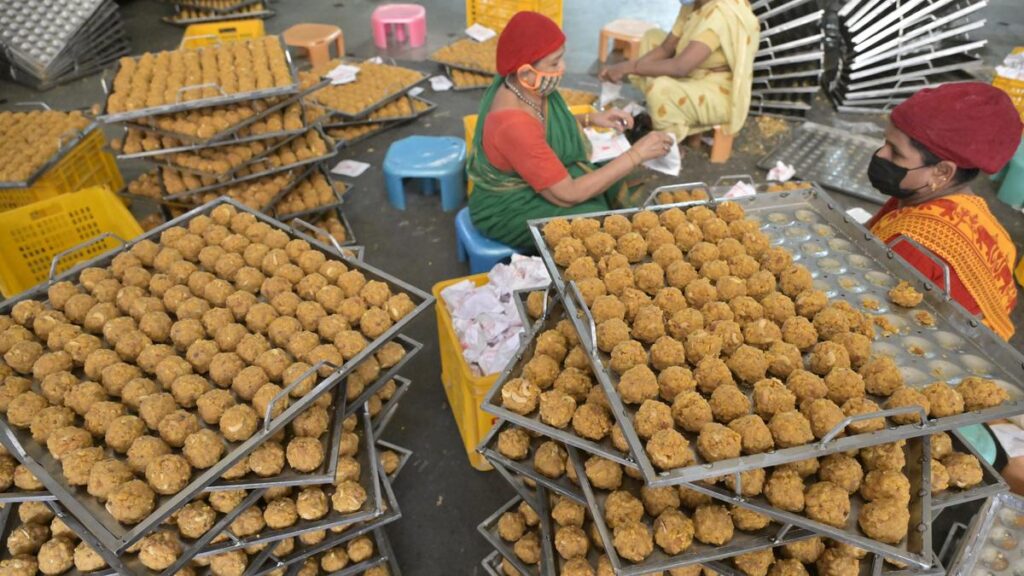 Tirupati laddu row: Prayagraj temples ask devotees to offer coconut, fruits instead of sweets