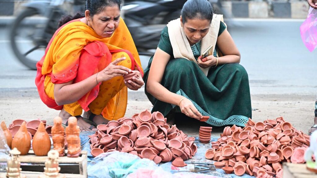 Cracker sales off to slow start in Vijayawada on Deepavali eve