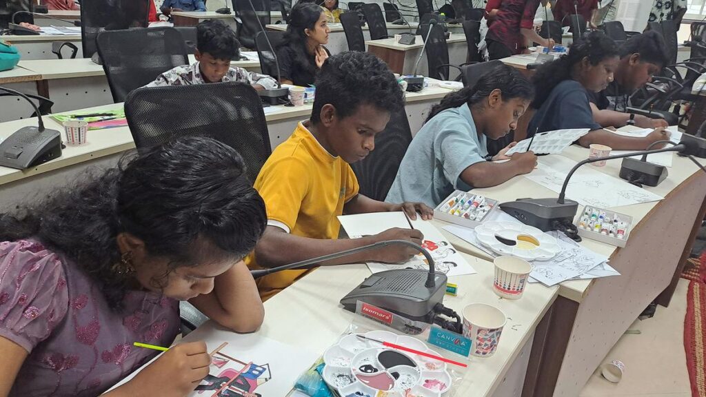 Young talents’ art to figure in Kerala school textbooks