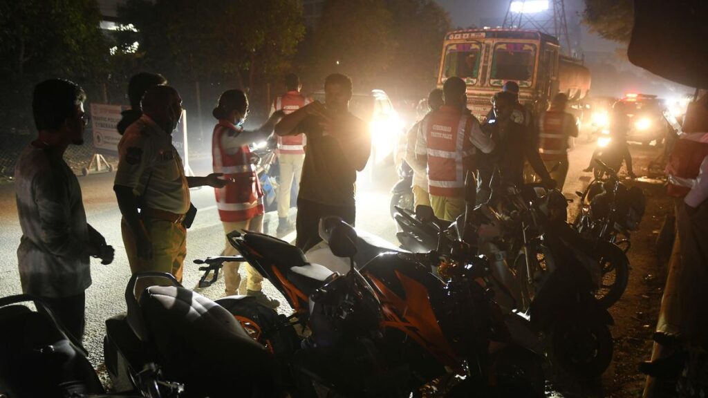 Accident-free New Year’s Eve across Hyderabad; Police book 2,883 for drunk-driving