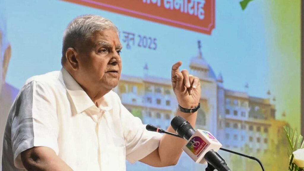 ‘I am not under pressure,’ says Dhankhar as Gehlot alleges pressure on LS, RS presiding officers